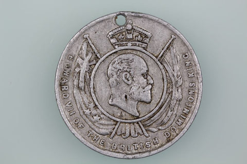 M1907/5 NZ DOMINION DAY SCHOOL CHILDREN MEDAL MAGNALIUM