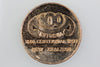 MP1980/2 ROTORUA CENTENARY SOUVENIR GUINEA MEDAL BRASS