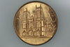 USA CATHEDRAL CHURCH OF ST JOHN THE DIVINE NEW YORK SOUVENIR OF PILGRIMAGE MEDAL GILT