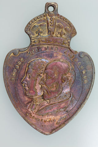 M1902/12 CORONATION EDWARD VII MEDAL GILT