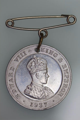 GB CORONATION OF KING EDWARD VIII 1937 MEDAL ALUMINUM