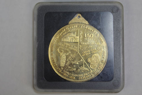 MP1990/GIL/6A 1990 CELEBRATIONS GILLAM MEDAL GILT CASED