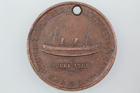 M1901/10 DUKE & DUCH CORNWALL & YORK 1901 MEDAL COPPER