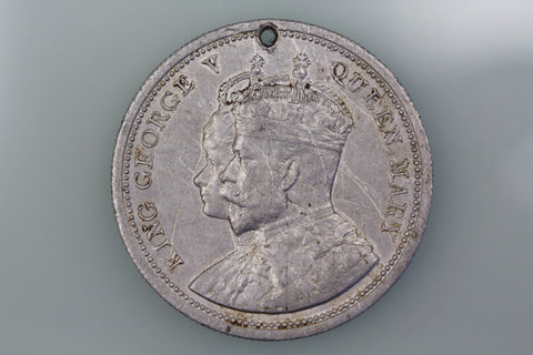 M1911/3 CORONATION GEORGE V 1911 ALUMINIUM MEDAL