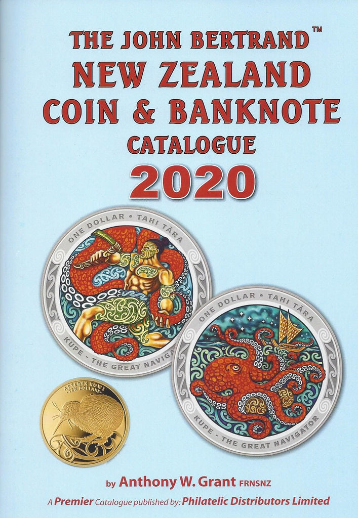 2020 JOHN BERTRAND NEW ZEALAND COIN & BANKNOTE CATALOGUE