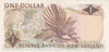 NZ WILKS 1 DOLLAR BANKNOTE ND(1968-75) P.163b EXTREMELY FINE