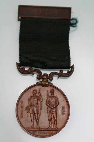 GB 1908 ASTOR COUNTY CUP RIFLE SHOOTING MEDAL WITH RIBBON