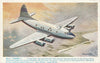 AVIATION ARVO TUDOR I AFD BANNISTER ARTIST SIGNED POSTCARD