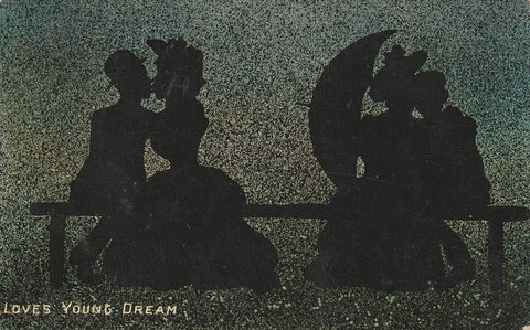 SILHOUETTES LOVES YOUNG DREAMS POSTCARD