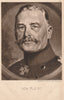 MILITARY WWI GERMAN GENERAL VON KLEIST, ARTIST VON F QUIDENUS POSTCARD