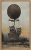 CATS IN AIR BALLOON BASKET POSTCARD