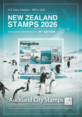 2026 ACS Auckland City Stamps Catalogue of New Zealand Stamps