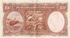 NZ HANNA 10 SHILLINGS BANKNOTE ND(1940-55) P.158a EF