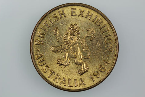 AUSTRALIA SYDNEY BRITISH EXHIBITION 1964 TAYLOR - CHALLEN MEDAL