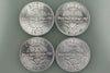 NETHERLANDS SHELL FOUR DUTCH FOOTBALL PLAYERS MEDALS 1970