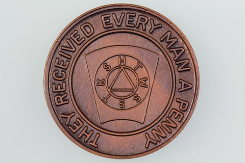 SCOTLAND SAINT. MARY DUNDEE THEY RECEIVED EVERY MAN A PENNY MEDAL