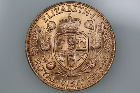 MP1953-54/2 ELIZABETH II ROYAL VISIT VIP ISSUE MEDAL