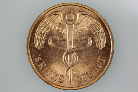 NETHERLANDS DUTCH MEDAL CELEBRATING THE MINTING OF COINS 1989