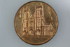 USA CATHEDRAL CHURCH OF ST JOHN THE DIVINE NEW YORK SOUVENIR OF PILGRIMAGE MEDAL GILT