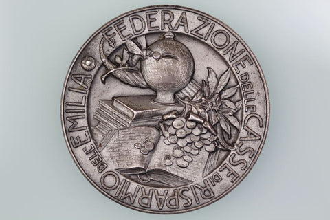 ITALY EMILIA REGION FEDERATION OF SAVINGS BANKS MEDAL SILVERED