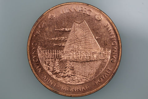 CANADA ROYAL CANADIAN MINT OTTAWA & WINNIPEG MEDAL