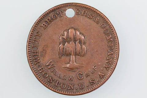 USA WHITE BROTHERS, BOSTON SHOEMAKERS TOKEN