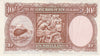 NZ FLEMING LAST ISSUED PFX 10 SHILLINGS BANKNOTE ND(1956-67) EF