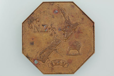 MP1954/1 NZ ROYAL VISIT DUNEDIN CARISBROOK MEDAL