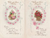 BASKETS OF FLOWERS GREETING EMBOSSED POSTCARDS [5]