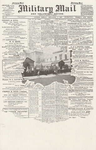 MILITARY MAIL NEWSPAPER POSTCARD