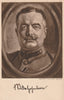 MILITARY WWI GERMAN GENERAL? ARTIST VON KARL BAUER POSTCARD