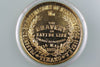M1882/1 WRECK OF BENVENVE & CITY OF PERTH MEDAL GOLD PLATED RESTRIKE