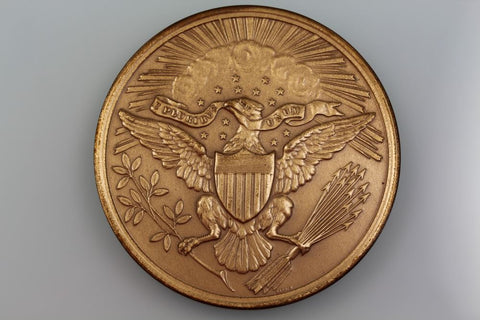 USA ANNUIT COEPTIS. 1782-1882 ALL SEEING EYE SHIELD US MEDAL