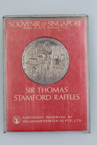 SINGAPORE SOUVENIR SIR THOMAS STAMFORD RAFFLES MEDAL
