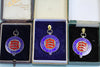 GB N/LONDON CROSS COUNTRY ASSOC SHAFTESBURY HARRIERS MEDALS X 3