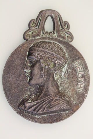 DELPI MEDAL IN HIGH BASS RELIEF