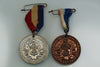 GB BEDFORDSHIRE EDUCATION COMMITTEE PAIR OF MEDALS CASED AWARDED