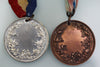 GB BEDFORDSHIRE EDUCATION COMMITTEE PAIR OF MEDALS CASED AWARDED